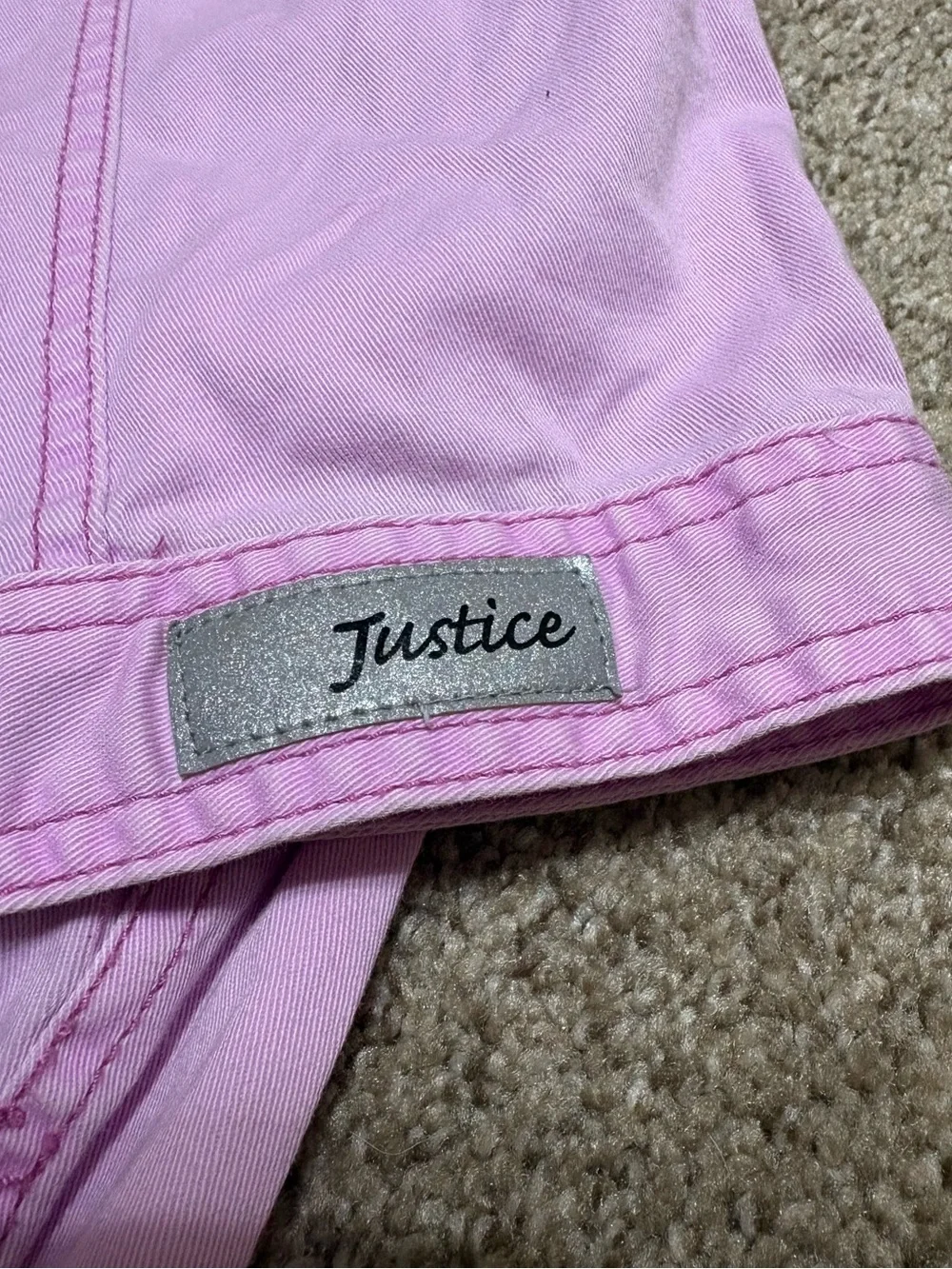 Girl’s Justice Pink Denim Jacket
